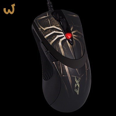 Mysz komputerowa A4 TECH Evo XGame Laser Oscar X747 Brown Fire A4TMYS29980 (laserowa; 3600 DPI; kolor brązowy) Mysz komputerowa A4 TECH Evo XGame Laser Oscar X747 Brown Fire A4TMYS29980 (laserowa; 3600 DPI; kolor brązowy)