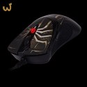 Mysz komputerowa A4 TECH Evo XGame Laser Oscar X747 Brown Fire A4TMYS29980 (laserowa; 3600 DPI; kolor brązowy)