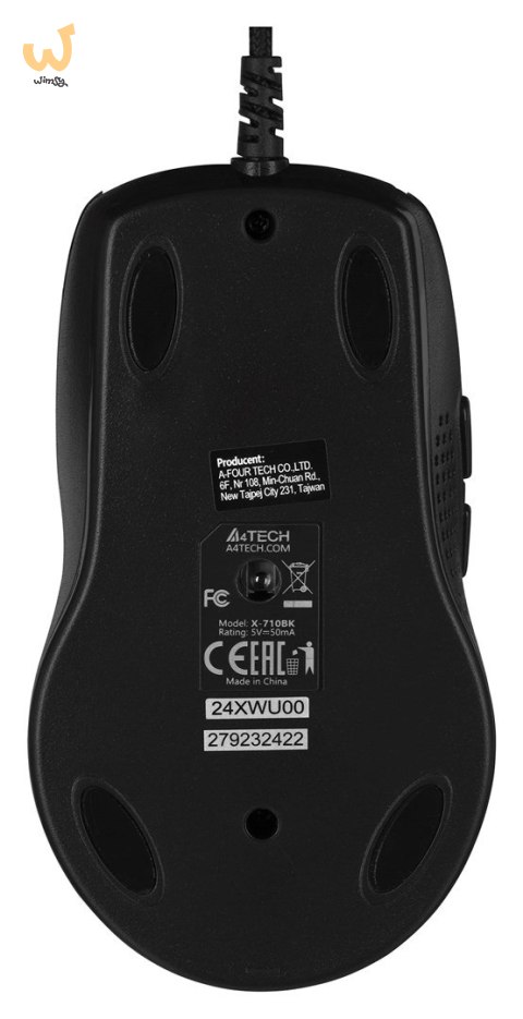 Mysz komputerowa A4 TECH Opto Oscar X710 A4TMYS27923 (optyczna; 2000 DPI; kolor czarny) Mysz komputerowa A4 TECH Opto Oscar X710 A4TMYS27923 (optyczna; 2000 DPI; kolor czarny)