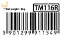 Mysz komputerowa TITANUM VULTURE TM116R (optyczna; 1000 DPI; kolor czarny, kolor czerwony)