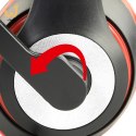 GEMBIRD SŁUCHAWKI MHS-03-BKRD MINI JACK 4-PIN, 1.8M, CZARNO-CZERWONE