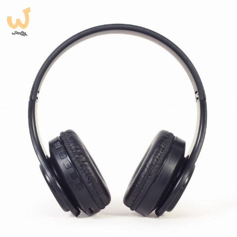 GEMBIRD SŁUCHAWKI STEREOFONICZNE LED BLUETOOTH CZARNE + MIKROFON + REGULACJA GEMBIRD SŁUCHAWKI STEREOFONICZNE LED BLUETOOTH CZARNE + MIKROFON + REGULACJA