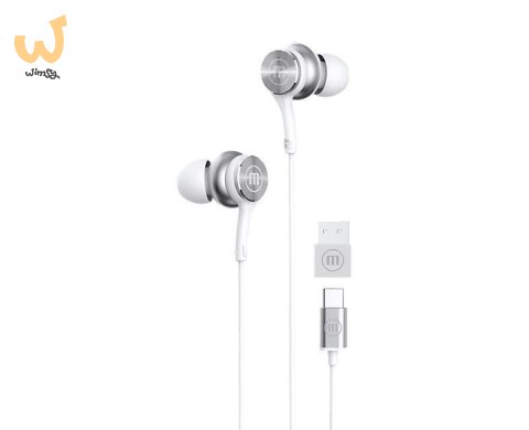 MAXELL XC1 Słuchawki przewodowe USB-C connector białe