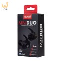 MAXELL MINI DUO Słuchawki bezprzewodowe bluetooth TWS EARBUDS czarne