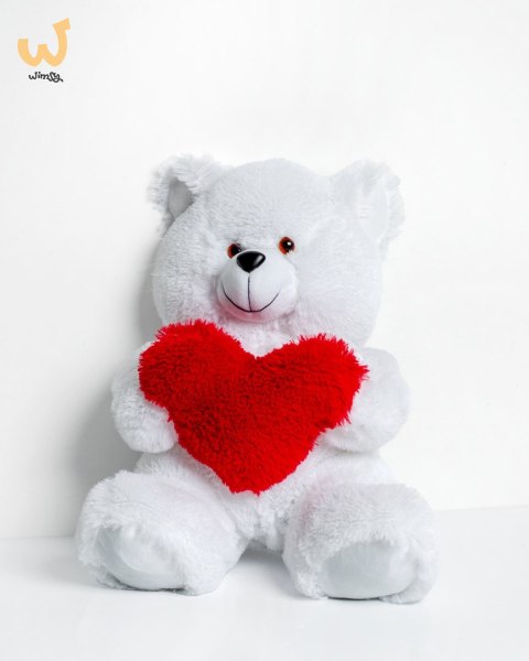 Miś FRANK 50cm biały Miś FRANK 50cm biały