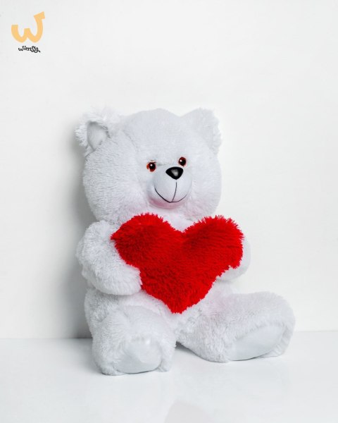 Miś FRANK 50cm biały Miś FRANK 50cm biały
