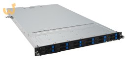 Platforma Asus Rack (1U) RS500A-E12-RS12U/1600W AMD Epyc 9004 (12x NVMe, 2xGPU, 2x1Gbe, IPMI, 1+1 1600W)
