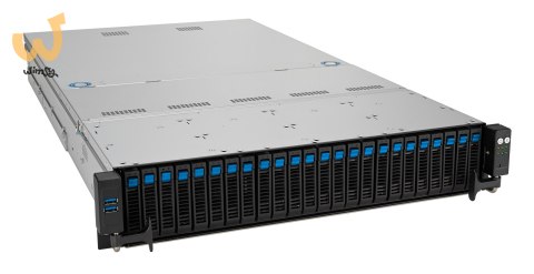 Platforma Asus Rack (2U) RS520A-E12-RS24U AMD Epyc 9004 (16x NVMe, 8x SATA/SAS, 2xM.2, 2xGPU, 2x10Gbe, IPMI, 1+1 1600W)