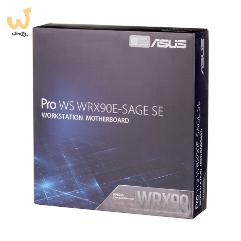 Płyta główna Asus Pro WS WRX90E-SAGE SE 1x sTR5 AMD ryzen Threadripper PRO 7000 SoC (8x DIMM, 4x SATA, 2x SlimSAS, 4xM.2, 2x10Gb Płyta główna Asus Pro WS WRX90E-SAGE SE 1x sTR5 AMD ryzen Threadripper PRO 7000 SoC (8x DIMM, 4x SATA, 2x SlimSAS, 4xM.2, 2x10Gb