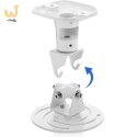 TECHLY UCHWYT DO PROJEKTORA SUFITOWY 22CM 10KG BIA