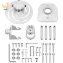 TECHLY UCHWYT DO PROJEKTORA SUFITOWY 22CM 10KG BIA