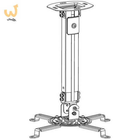 TECHLY UCHWYT SUFITOWY DO PROJEKTORA 54-90CM 13,5K TECHLY UCHWYT SUFITOWY DO PROJEKTORA 54-90CM 13,5K