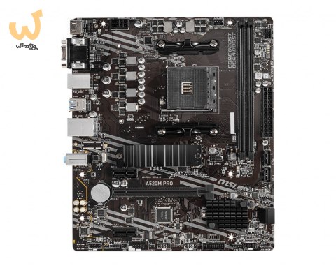 Płyta główna MSI A520M PRO AM4 2DDR4