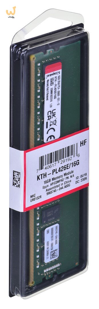 Pamięć Kingston dedykowana do HPE/HP 16GB DDR4-2666Mhz ECC Module Pamięć Kingston dedykowana do HPE/HP 16GB DDR4-2666Mhz ECC Module