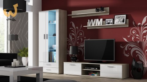 Półka 125cm (2szt) SOHO dąb sonoma mat Półka 125cm (2szt) SOHO dąb sonoma mat