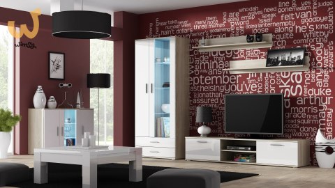 Półka 125cm (2szt) SOHO dąb sonoma mat Półka 125cm (2szt) SOHO dąb sonoma mat