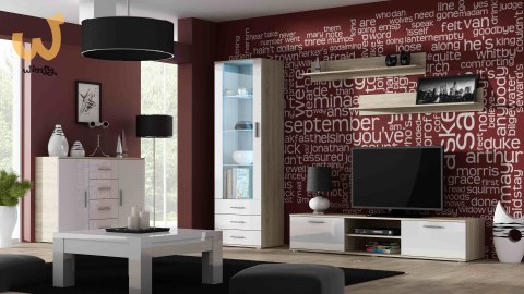 Półka 125cm (2szt) SOHO dąb sonoma mat Półka 125cm (2szt) SOHO dąb sonoma mat