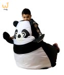 Pufa worek sako PANDA czarny-biały XL 130x90