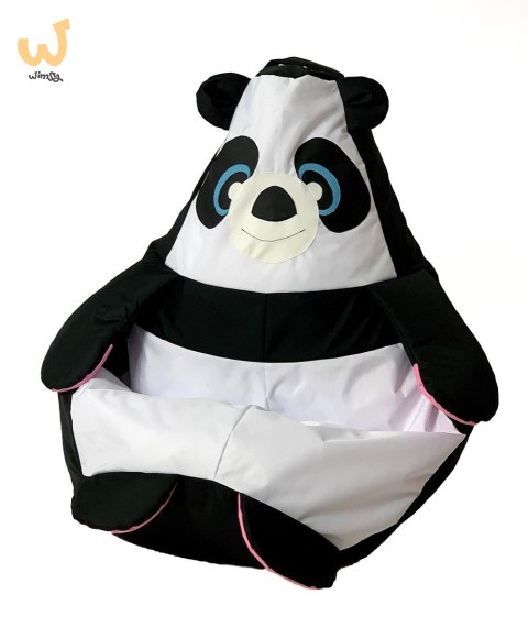 Pufa worek sako PANDA czarny-biały XL 130x90 Pufa worek sako PANDA czarny-biały XL 130x90