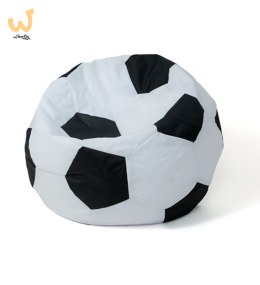 Pufa worek sako PIŁKA biały-czarny L 80