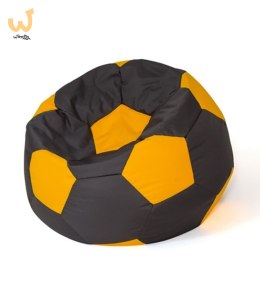 Pufa worek sako PIŁKA czarny-żółty XL 120