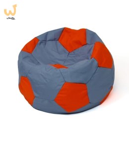 Pufa worek sako PIŁKA szary-czerwony XL 120