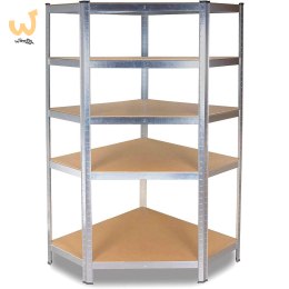 REGAŁ MAGAZYNOWY NAROŻNY METALOWY GC9040 40cm