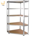 REGAŁ MAGAZYNOWY NAROŻNY METALOWY GC9040 40cm