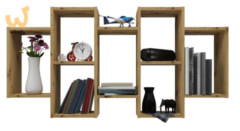 REGAŁ WISZĄCY BILBAO 7.0 ŚCIENNY PÓŁKI DĄB ARTISAN REGAŁ WISZĄCY BILBAO 7.0 ŚCIENNY PÓŁKI DĄB ARTISAN