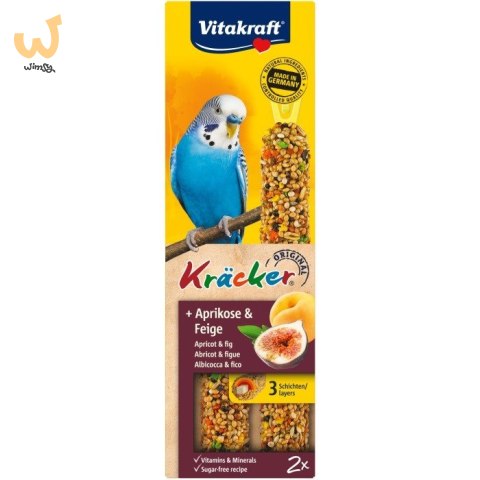 VITAKRAFT KRACKER morela/figa - dla papugi falistej - 2szt VITAKRAFT KRACKER morela/figa - dla papugi falistej - 2szt