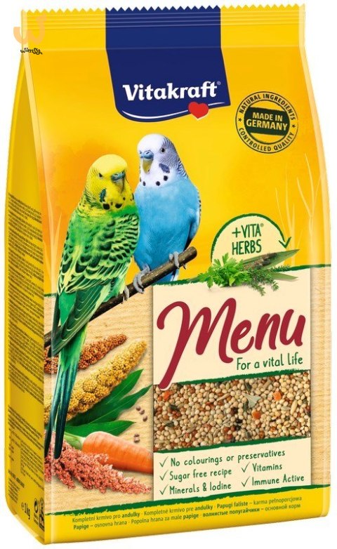 VITAKRAFT MENU VITAL karma dla papugi falistej 1kg VITAKRAFT MENU VITAL karma dla papugi falistej 1kg