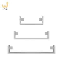 Zestaw 3x półka wisząca MOBI 3P 80x20xH14 biel