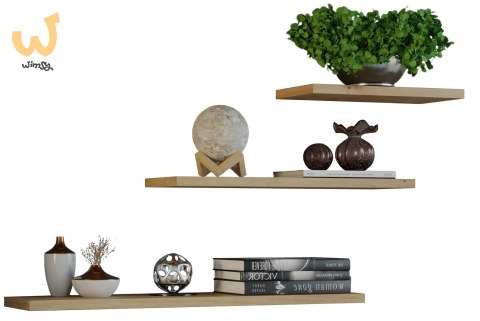 Zestaw 3x półka wisząca TOBI 3P 60x15xH1,8 artisan Zestaw 3x półka wisząca TOBI 3P 60x15xH1,8 artisan