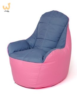 Pufa worek sako BOSS różowy-szary XXL 140x90