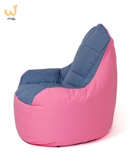 Pufa worek sako BOSS różowy-szary XXL 140x90 Pufa worek sako BOSS różowy-szary XXL 140x90