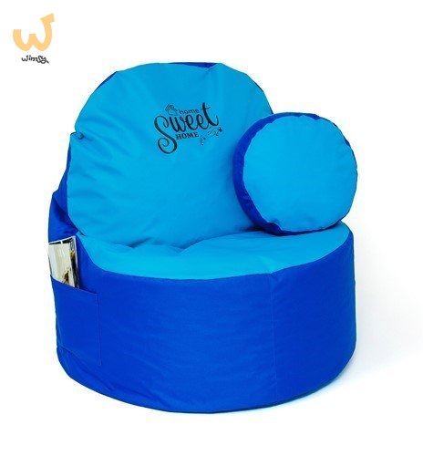 Pufa worek sako COFFEE chabrowy-niebieski XXL 120x80 Pufa worek sako COFFEE chabrowy-niebieski XXL 120x80