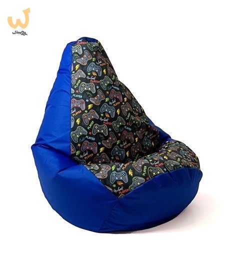 Pufa worek sako GRUSZA DRUK chaber-pad player XXL 140x100 Pufa worek sako GRUSZA DRUK chaber-pad player XXL 140x100