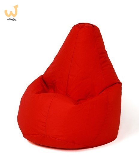 Pufa worek sako GRUSZA czerwony XXL 140x100 Pufa worek sako GRUSZA czerwony XXL 140x100