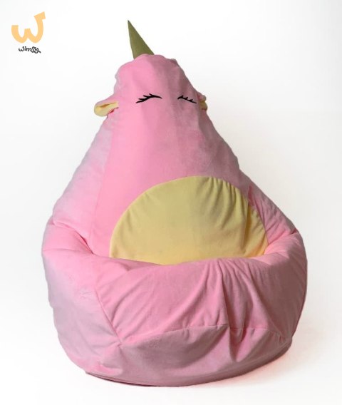 Pufa worek sako JEDNOROŻEC różowy XL 130x90 Pufa worek sako JEDNOROŻEC różowy XL 130x90