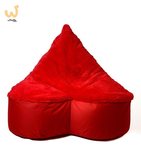 Pufa worek sako SERCE czerwony XXL 140x100 Pufa worek sako SERCE czerwony XXL 140x100