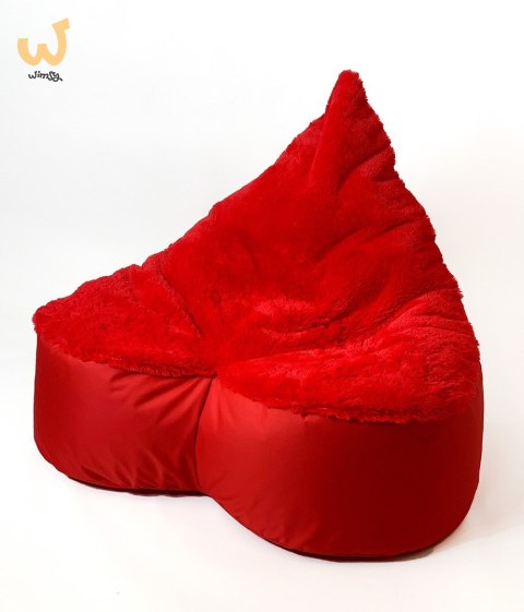 Pufa worek sako SERCE czerwony XXL 140x100 Pufa worek sako SERCE czerwony XXL 140x100