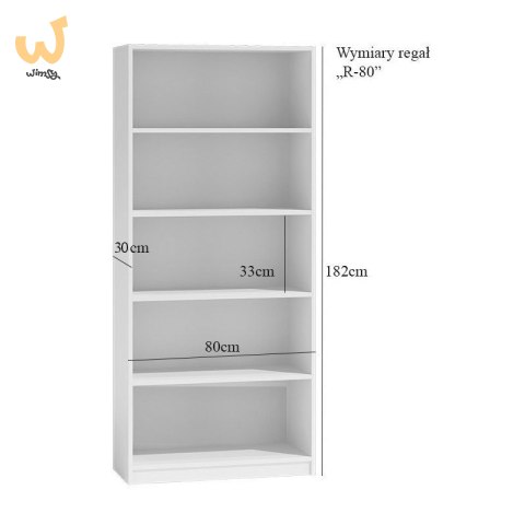 REGAŁ NA KSIĄŻKI 80 CM SONOMA REGAŁ NA KSIĄŻKI 80 CM SONOMA