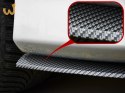 Dokładka zderzaka osłona uniwersalna spoiler carbon 2,5m czarna