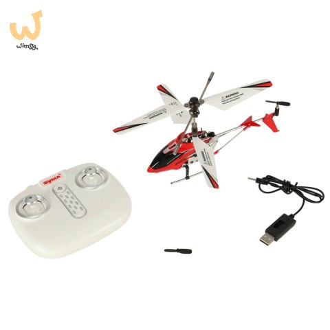 Helikopter zdalnie sterowany na pilota RC SYMA S107H 2.4GHz RTF czerwony Helikopter zdalnie sterowany na pilota RC SYMA S107H 2.4GHz RTF czerwony