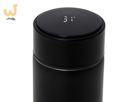 Kubek bidon termiczny termos smart LED 500ml czarny Kubek bidon termiczny termos smart LED 500ml czarny