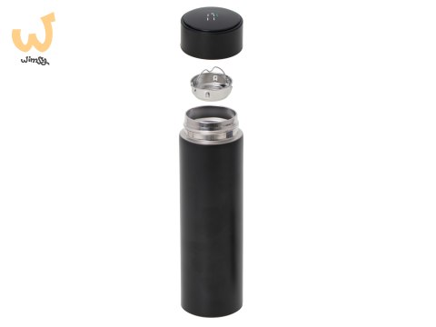Kubek bidon termiczny termos smart LED 500ml czarny Kubek bidon termiczny termos smart LED 500ml czarny