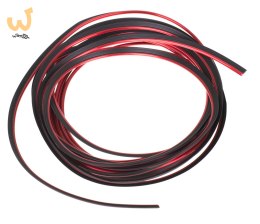 Listwa dekoracyjna do samochodu wciskana tuning 5m czerwona