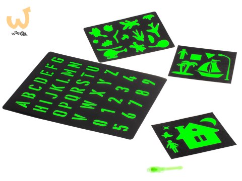Magiczna tablica do rysowania światłem + długopis UV kreatywny zestaw Magiczna tablica do rysowania światłem + długopis UV kreatywny zestaw