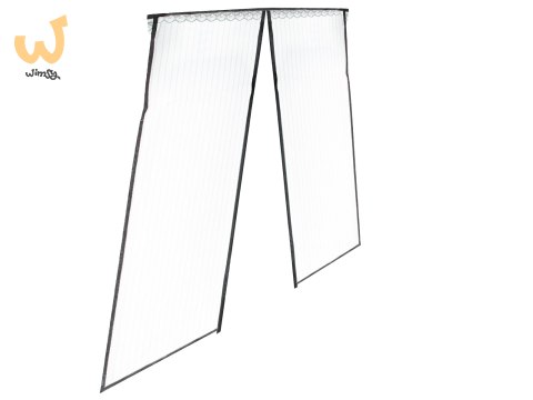 Moskitiera siatka magnetyczna na drzwi 110x220cm CZARNA Moskitiera siatka magnetyczna na drzwi 110x220cm CZARNA