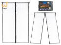 Moskitiera siatka magnetyczna na drzwi 160x230cm CZARNA